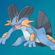 Swampert, a water Pokémon.